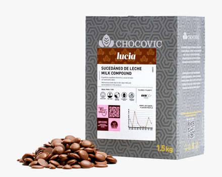 Глазурь кондит. Chocovic Молочная Lucia (250 гр)