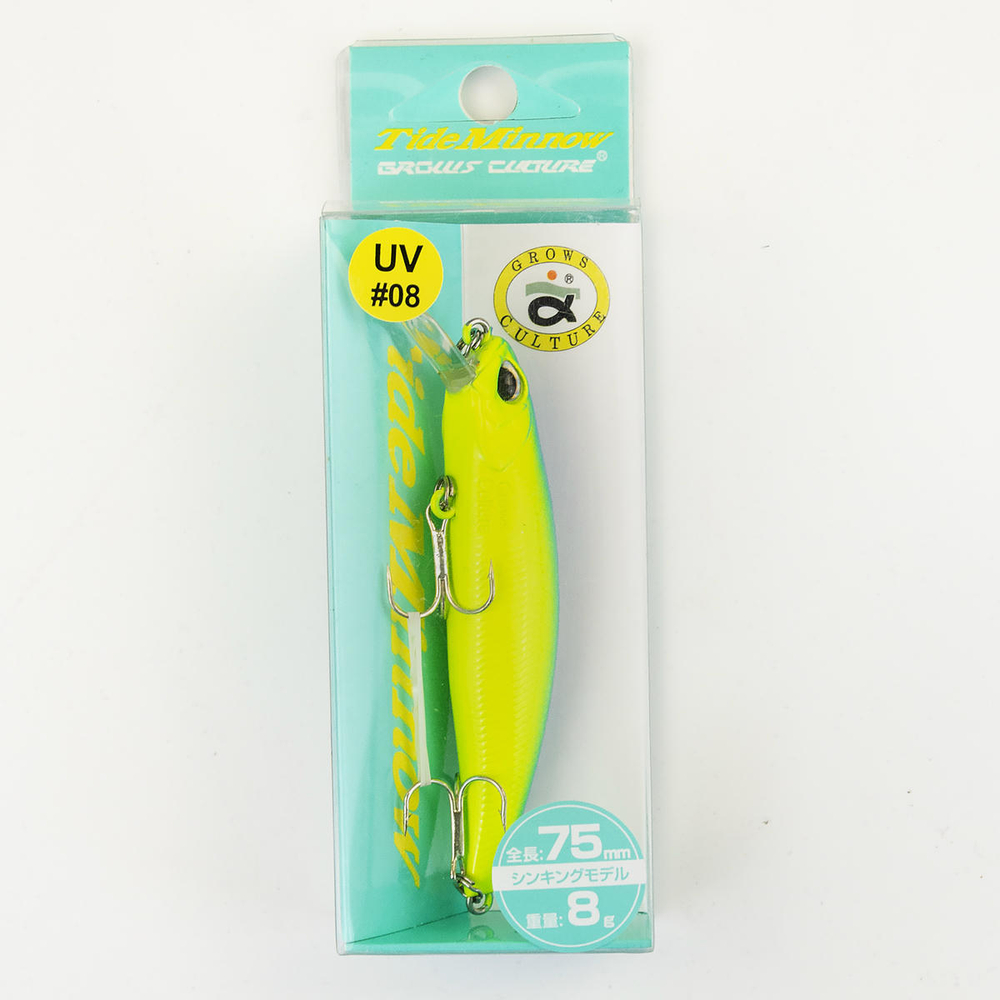 Воблер Grows Culture Tide Minnow 75F (75мм, 8гр)