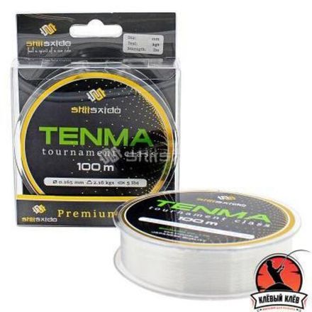 Леска "Shii Saido" Tenma, L-100 м, d-0,203 мм, test-3,20 кг, прозрачная