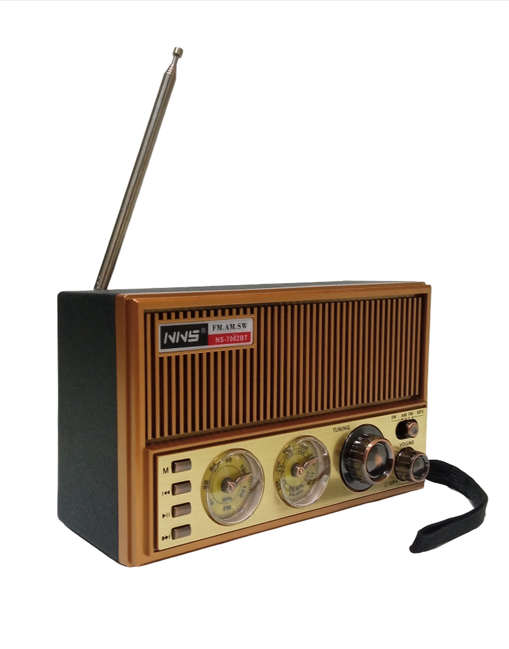 Радиоприемник в стиле ретро+MP3 плеер, BT TWS NNS NS-7062BT