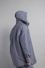 Капюшон-манишка Alexandra Talalay AH001 серый