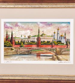 Народные промыслы ШК-55/240-04 Панно «Москва»