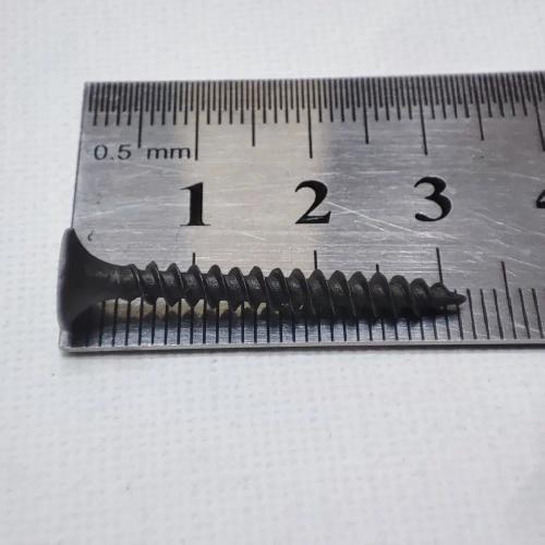 Шуруп - саморез 3,5*32мм универсальный - 50 штук (по металлу, дереву, гипсокартону) шлиц Ph-2 (цвет - черный)