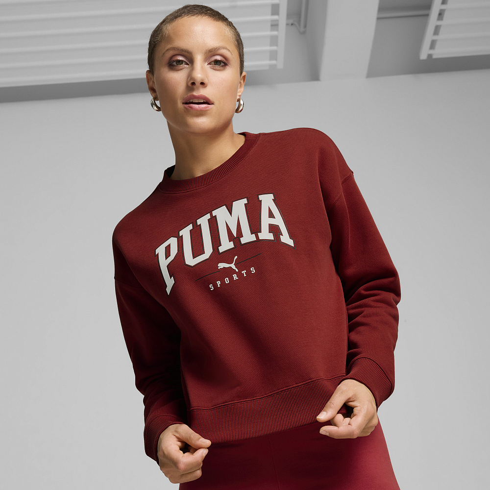 Женский свитшот PUMA SQUAD Crew FL