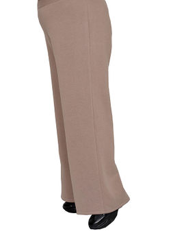 Брюки широкие из футера с начесом Бабочки