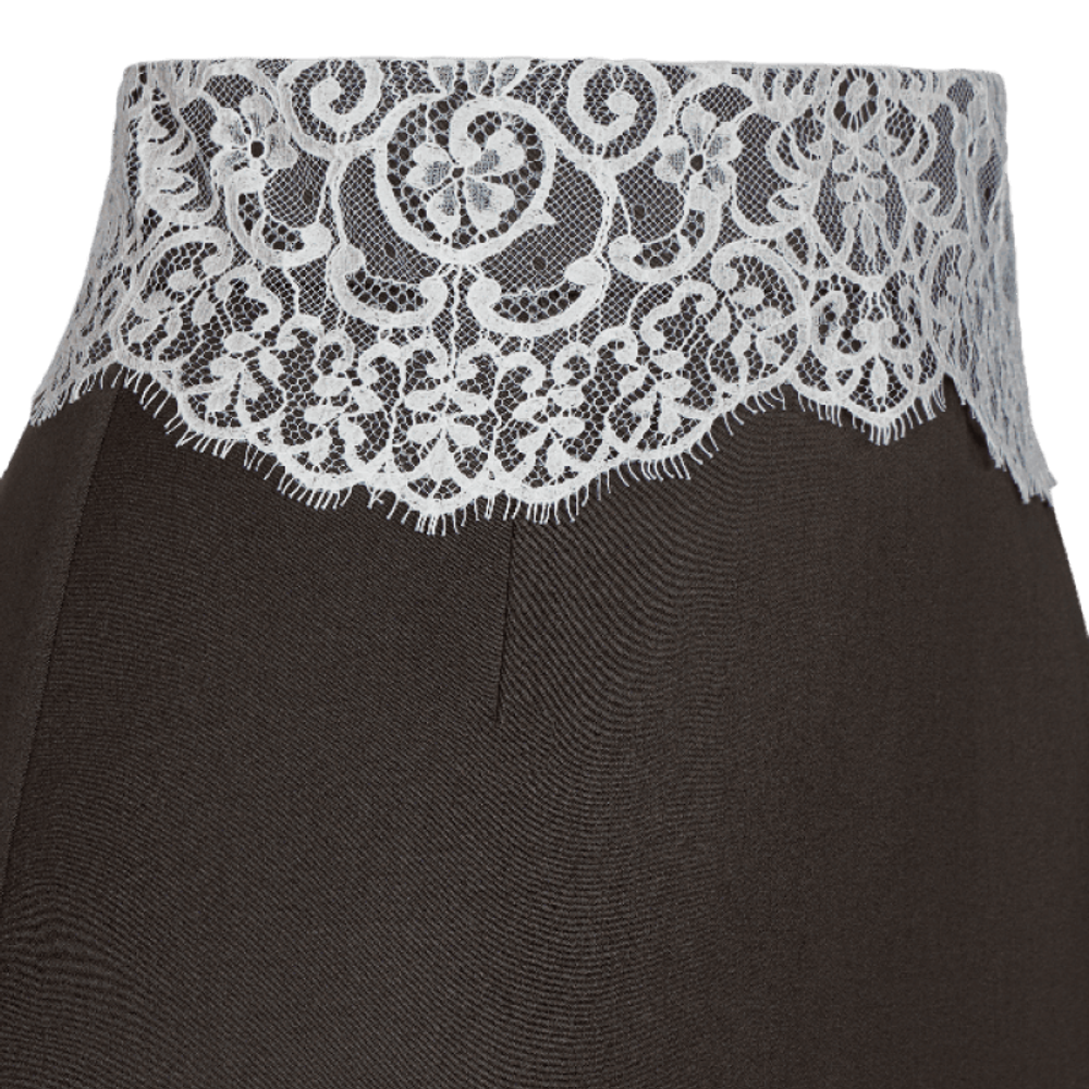 Юбка-карандаш из шерсти