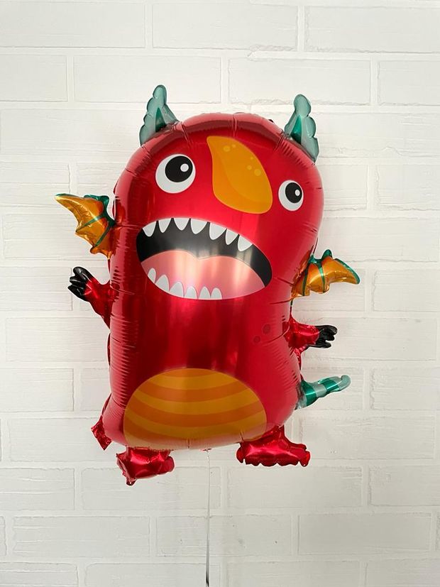 К Шар фигура "Монстрик Рио" красный (Falali) 28"/71 см (БГ-27)