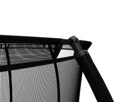 Батут Триумф Норд Премиальный 244 см двухцветный серый/оранжевый с лестницей