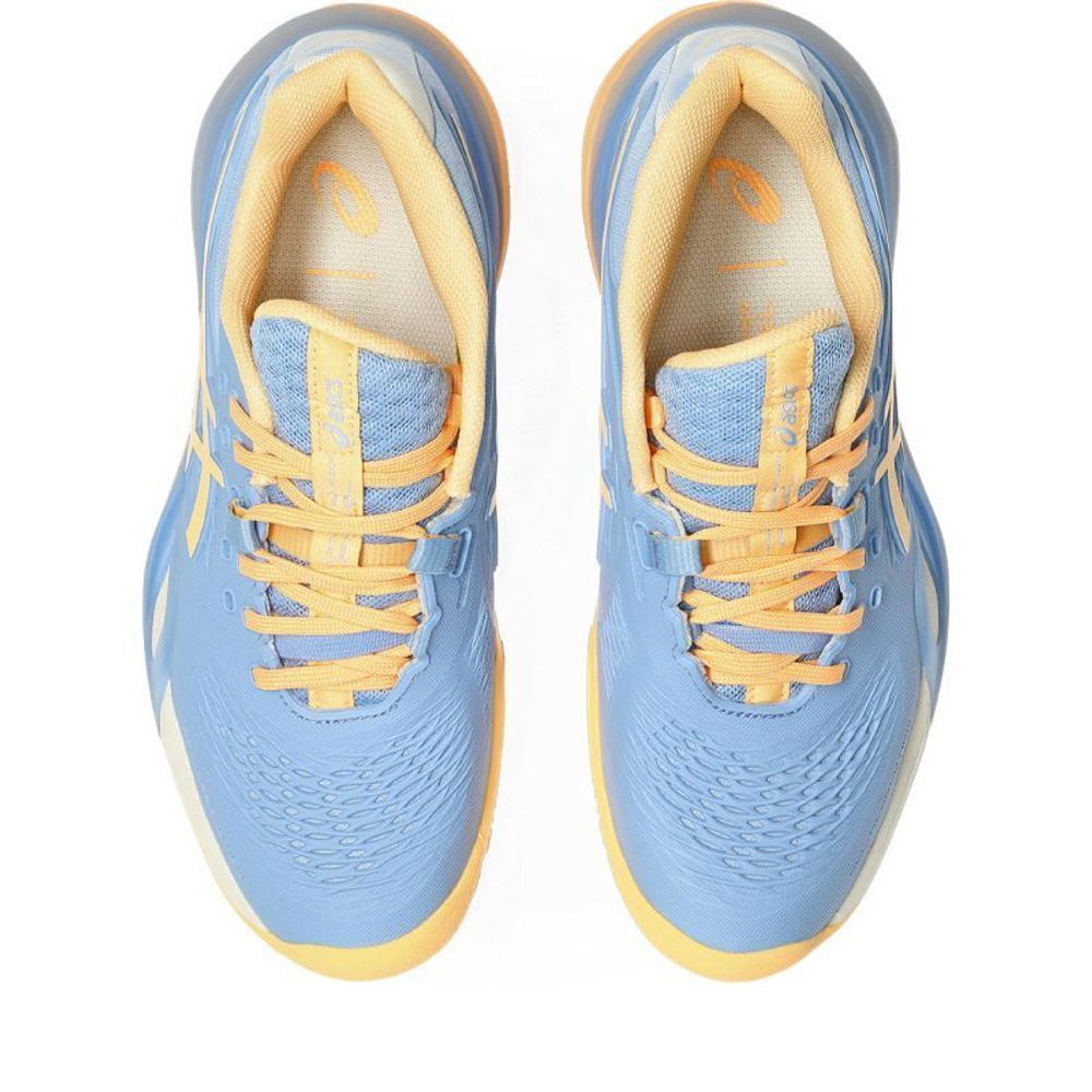 Женские кроссовки для Падел Asics Gel-Resolution X Padel - stone wash/orange glow