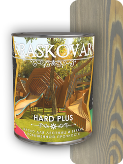 Масло повышенной прочности для лестниц и веранд Kraskovar Hard Plus туманный лес