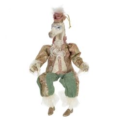 GAEM Игрушка набивная подвес "Лошадь", L18 W9 H37/22 см