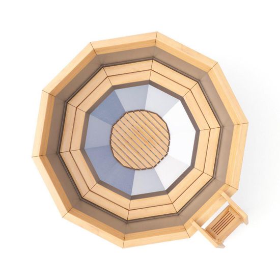 Банный чан до 10 человек на подставке с печью