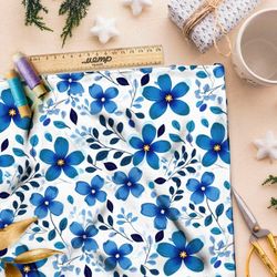 Ткань премиум шифон шепот весенних цветов