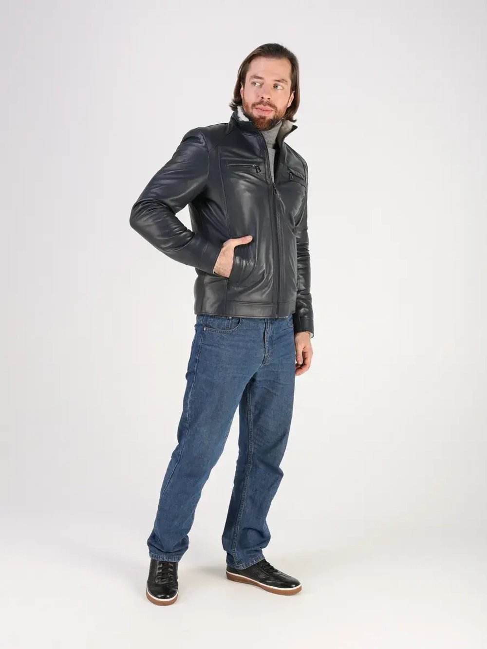 Дубленка натуральная куртка зимняя кожаная