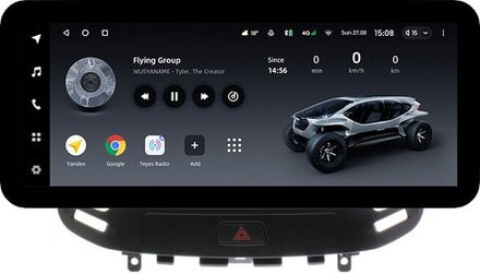 Магнитола для Infiniti G25, G35, G37, Nissan Skyline V36 2006-2013 - Teyes LUX ONE ROUND монитор 12.3" 2K QLED на Android 10, CarPlay, 4G SIM-слот