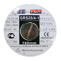 Насос циркуляционный GRS 25/4-1 180мм 230V 