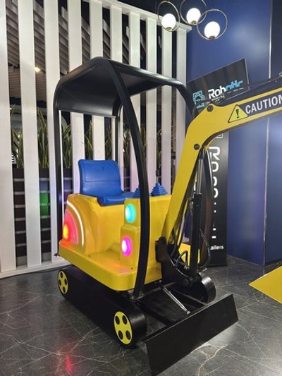 Детский аттракцион экскаватор «Копайка»