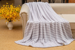 Плед 220х240 Sofi De MarkO Гринда лиловый