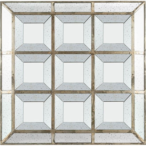 Зеркало с гранями 117x8x117см