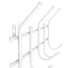 Вешалка Sheffilton Стандарт 2/5 металл/пластик (белый/белый)