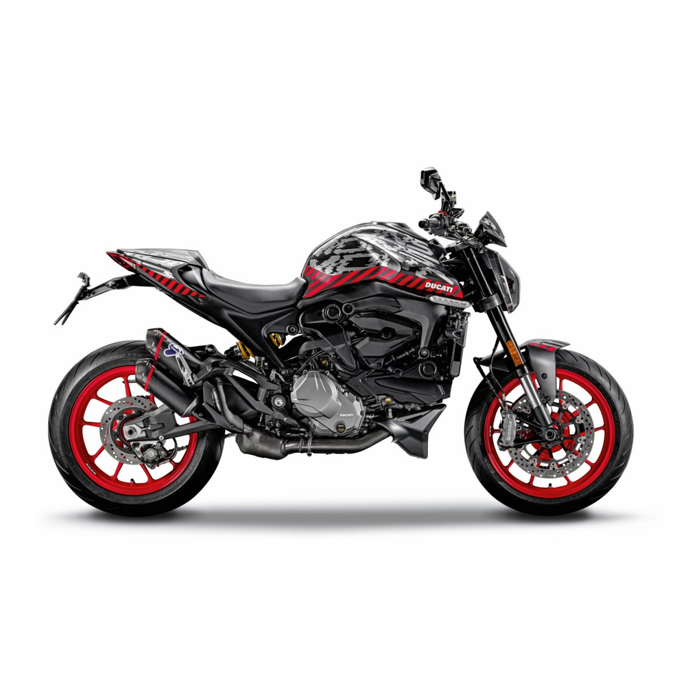 97181021AA DUCATI MONSTER PIXEL CUSTOMISED FAIRINGS (M 937)