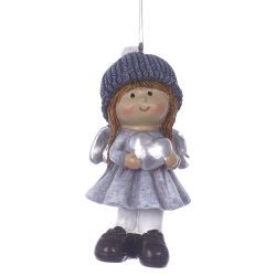 GAEM Фигурка декоративная подвесная "Ангел", L4,5 W3,5 H10 см, 2в.