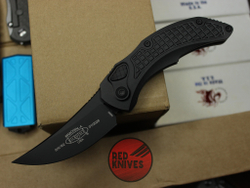 Нож Microtech BLACK Brachial-A 268A-1T - черная рукоять, черный клинок