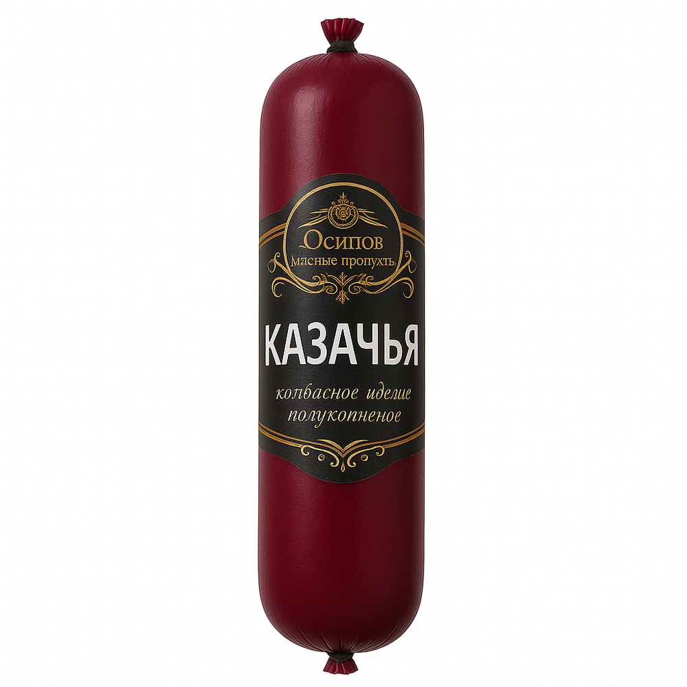 Колбаса Казачья Мясные Продукты вес