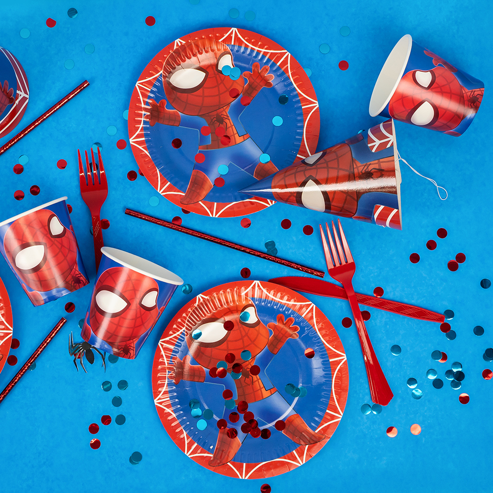 Стаканы бумажные «Человек-паук», 250 мл, 6 шт