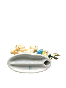 Фарфоровая статуэтка "Путти и птенцы" Grafenthal