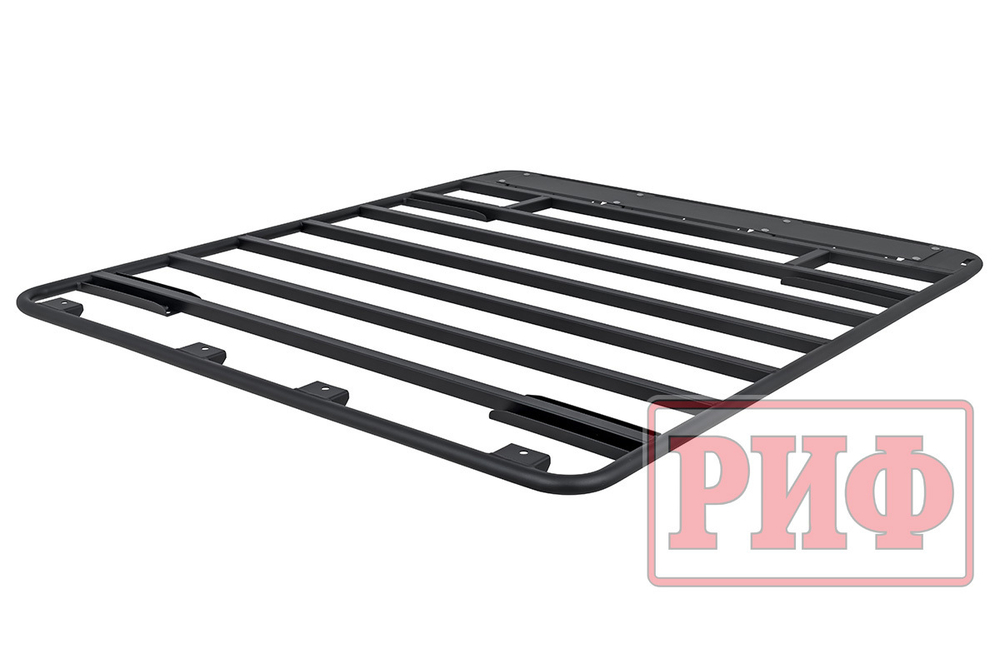 Багажник экспедиционный (платформа) 1200x1400 мм для Nissan Navara D40 (без штатных рейлингов) РИФ