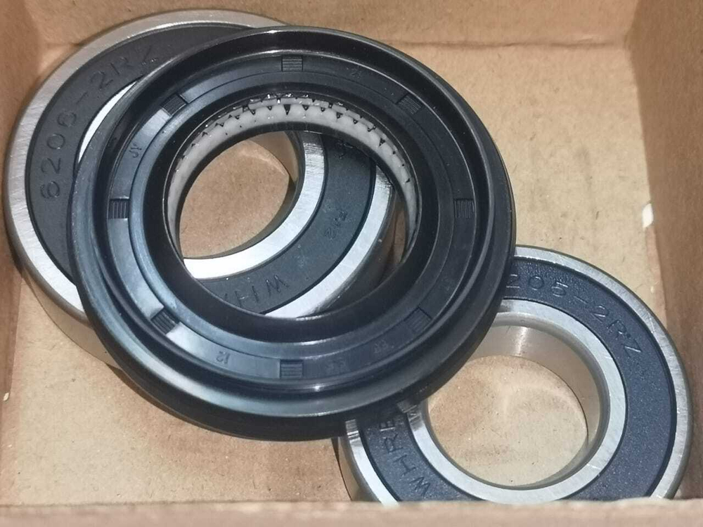 Ремкомплект подшипников 6205 - 6206, сальник 37x66x9.5/12 стиральной машины LG (ЛЖ) подшипник плюс сальник плюс смазка