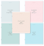 Тетрадь А5 48л. клетка "Однотонный_Пастель" скоба, матовая ламинация (BRAUBERG)