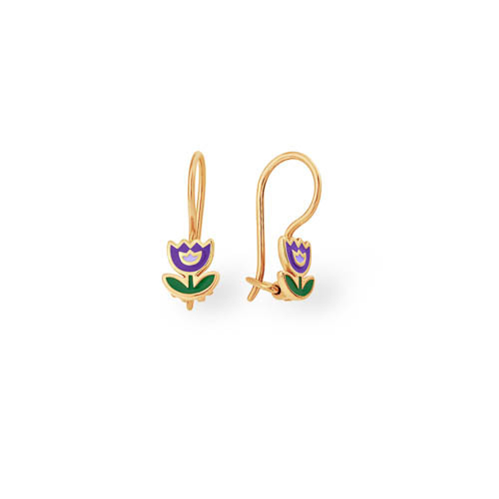 Серьги из золота 585 пробы