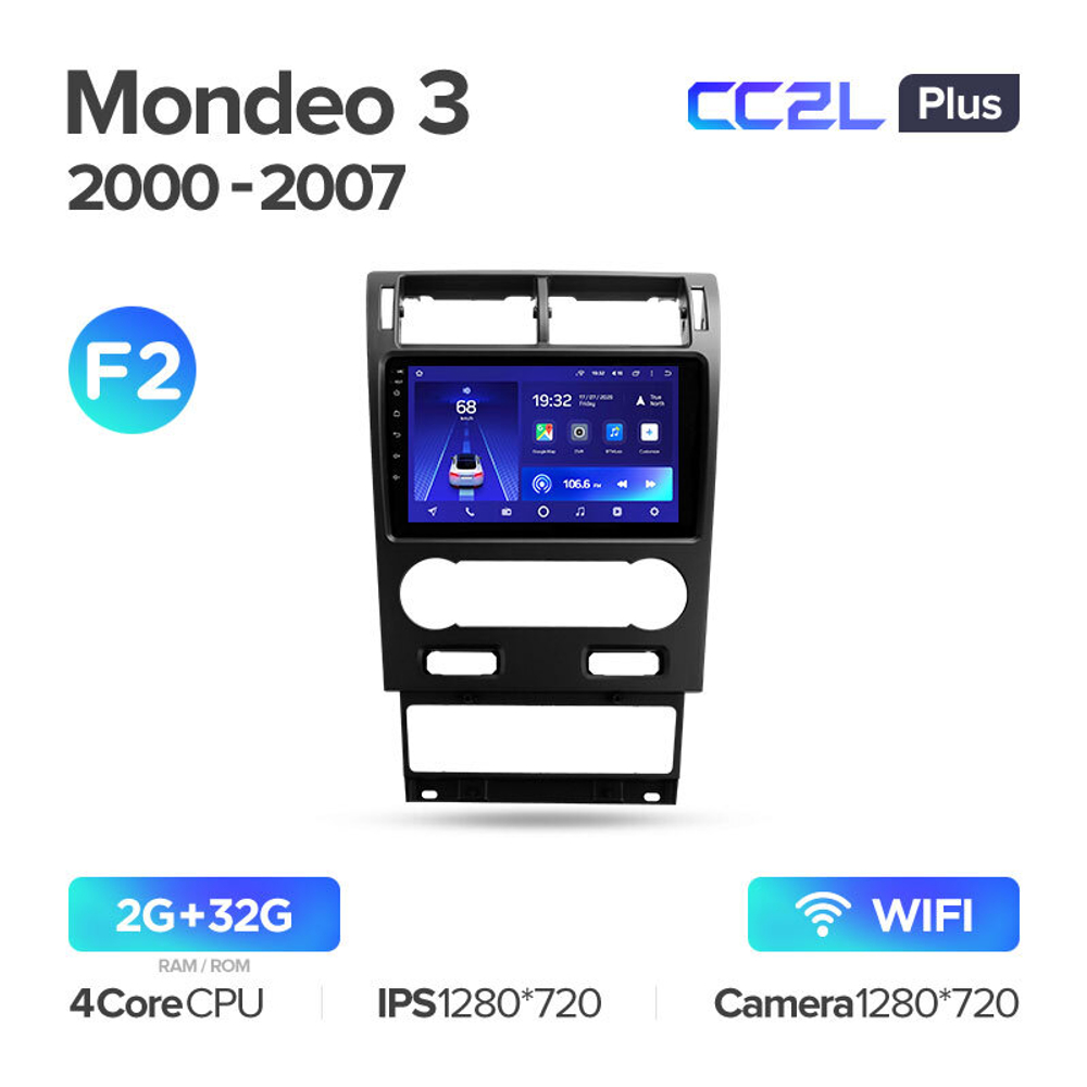 Teyes CC2L Plus 9" для Ford Mondeo 3 2000-2007