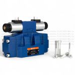 4WEH16H7X/6EG24N9K4 - Гидрораспределитель с электроуправлением Ду16 схема H (14), напряжение G24, каналы управления X и Y - внешние