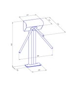Турникет-трипод