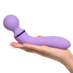 Двусторонний вибростимулятор с 2 моторами Fantasy For Her Flexible Please-Her (10 режимов) (Цвет: фиолетовый)