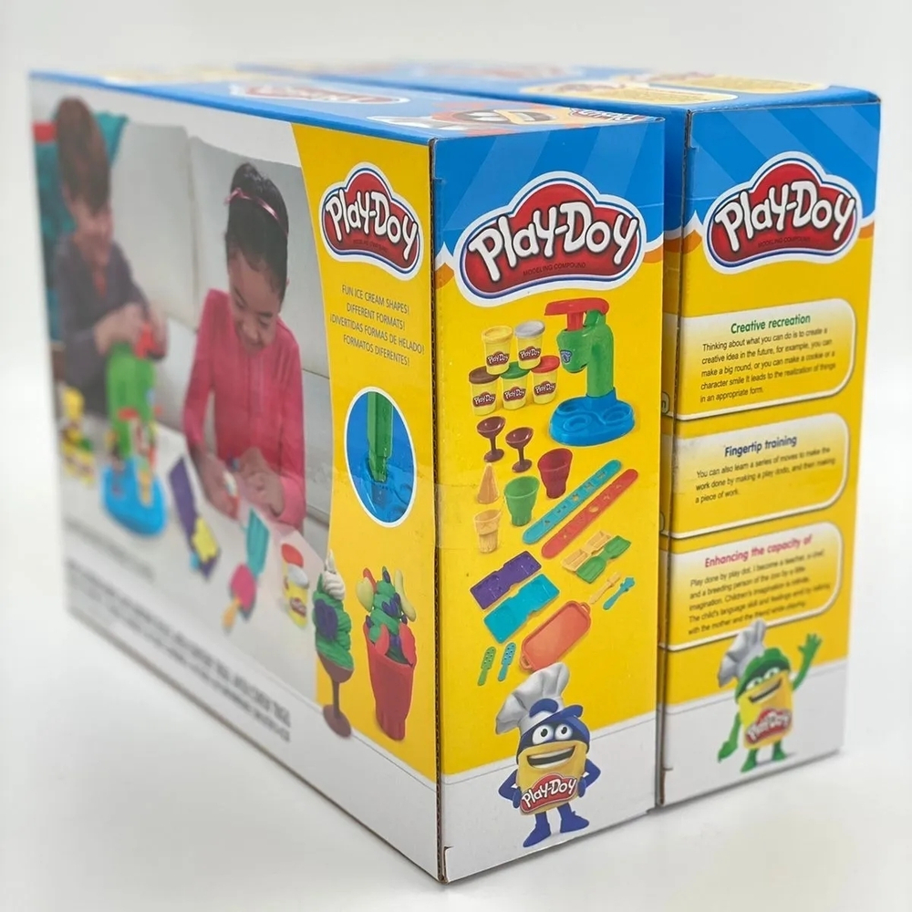 Игровой набор для лепки, набор пластилина Play-Doh, Плей До "Кафе Мороженого, Глакси"