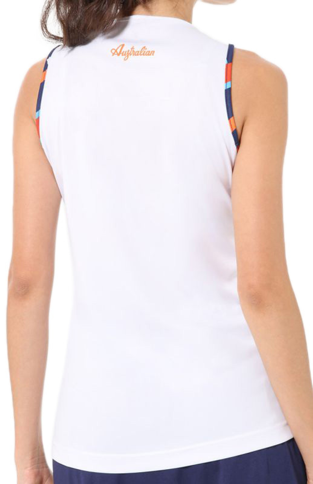 Женский топ теннисный Australian T-Shirt Ace With Printed Insert - blu cosmo