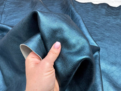 Juppiter Perlato Blue (1,6-1,8 мм), цв. Синий, натуральная кожа