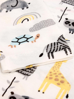 Лонгслив д/новорожд. р.74-80 M0942KR-0/1, экру, звери (Такро)