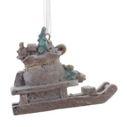 GAEM Изделие декоративное подвесное "Сани", L7 W2,5 H5 см