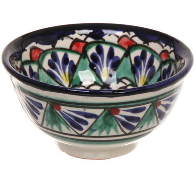 Пиала маленькая 9*5см синяя Риштанская Керамика