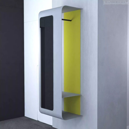 Шкаф подвесной с зеркалом METAL