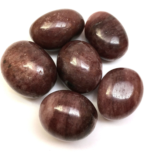 Клубничный кварц, галтовка 25-30 мм