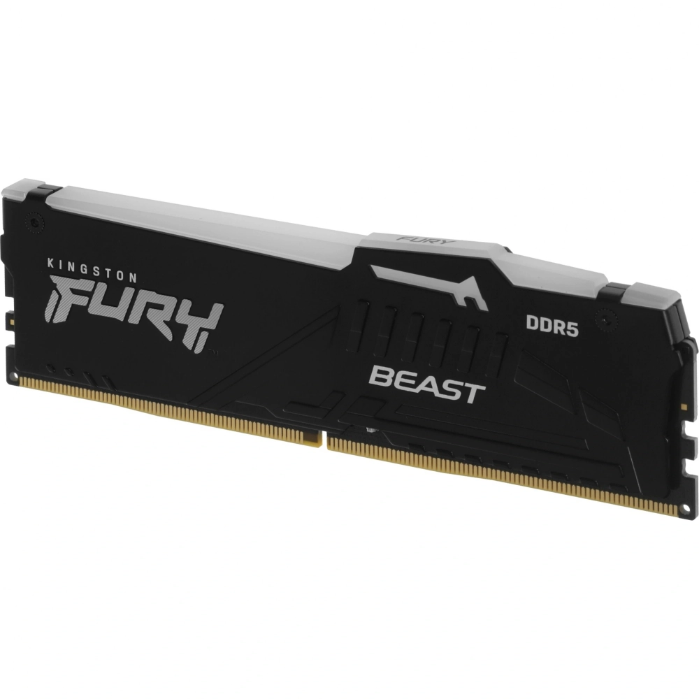 Память оперативная Kingston DDR5 32GB 6000MHz Fury Beast RGB RTL Gaming (KF560C36BBE2A-32)