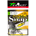 Застежка Intech Quick lock Snap Matt black №02 17.0мм 0.7мм 35кг 9шт