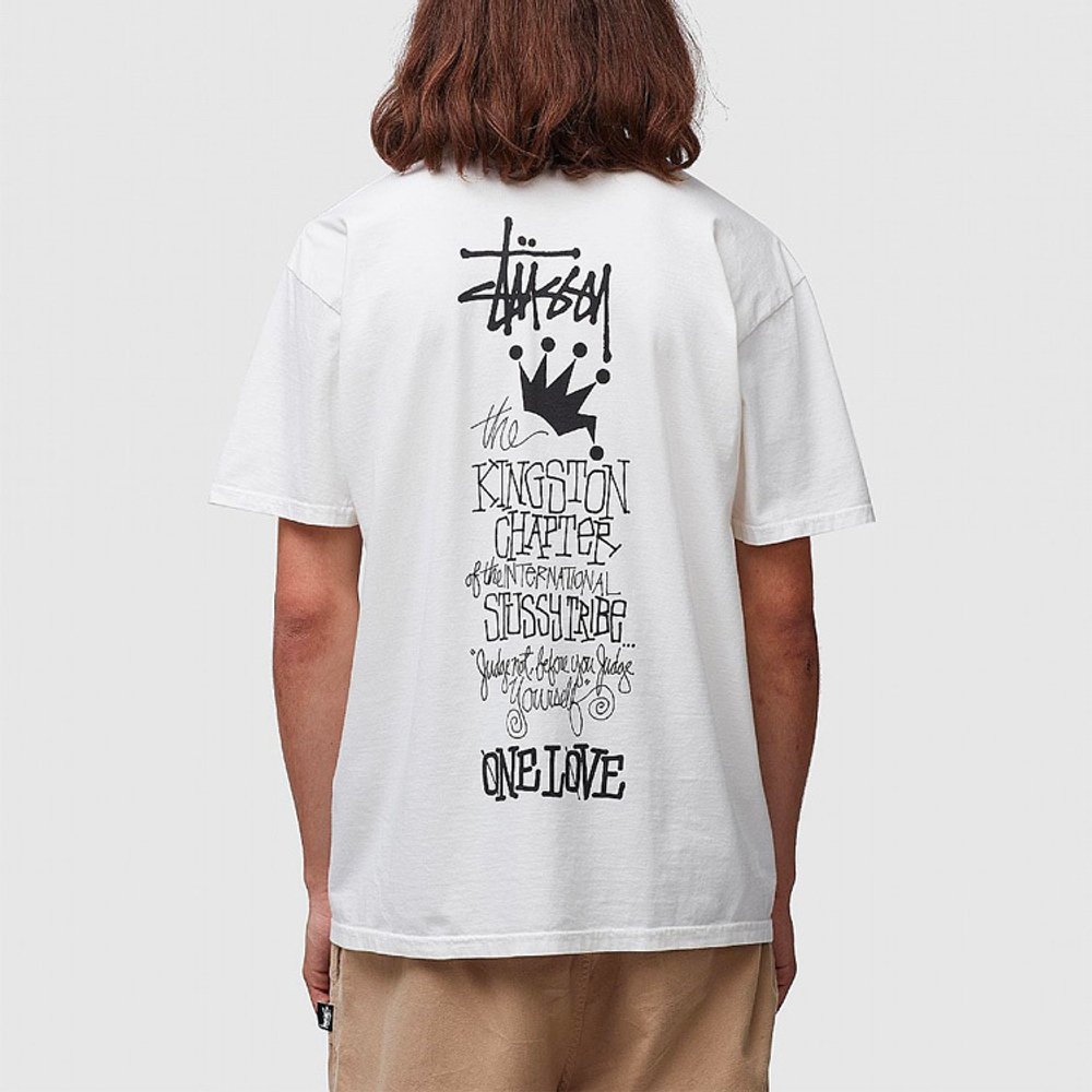 Футболки Stussy Kingston Tee T, 1904440-NATURAL