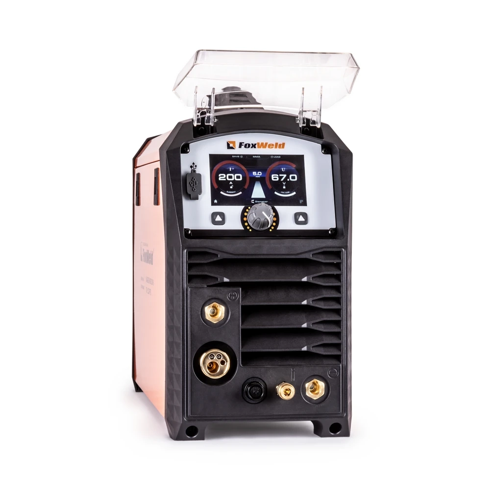FoxWeld MIG 200-S DP LCD PFC сварочный полуавтомат 9313